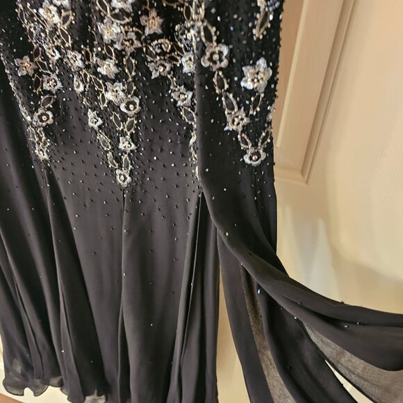 Strapless Beaded Formal Gown - Picture 5 of 12